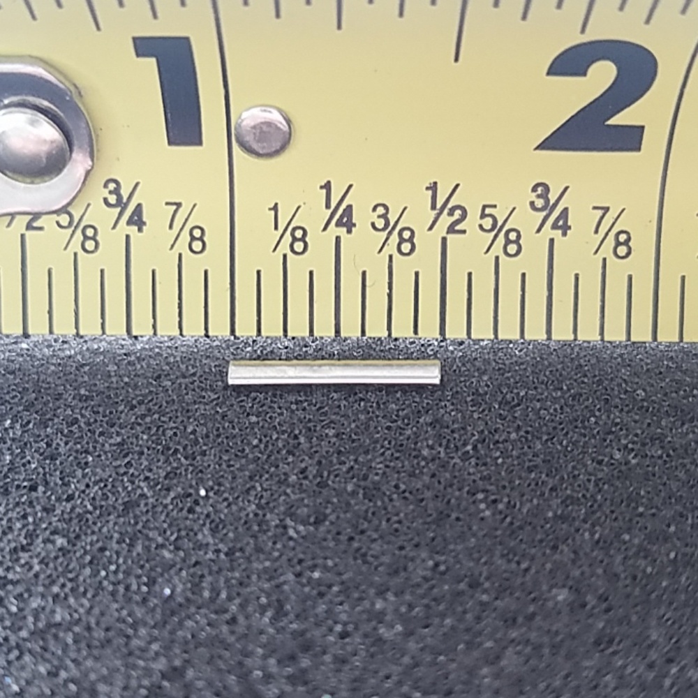 RESTOCKED! Minimalist Silvertone Bar Earrings - Picture 3 of 3